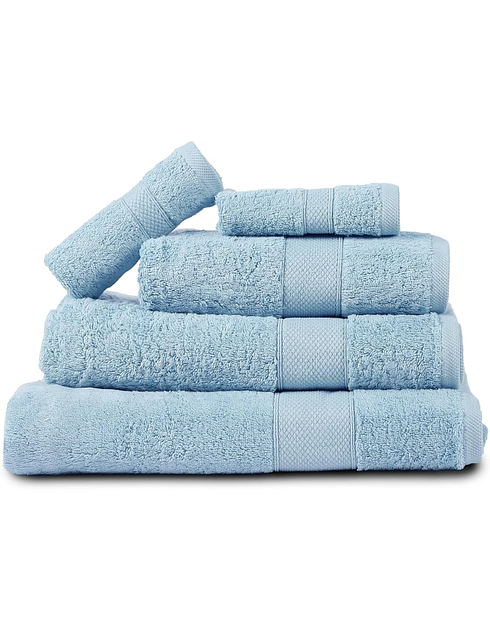 Premium Quality Cotton Bath Towel Set, Pack of 5 Pieces (Different Sizes), Ribbed Design Ultra Soft and Highly Absorbent Towels, Ideal for Hotel, Spa and Everyday Bathroom Use (Petroleum)