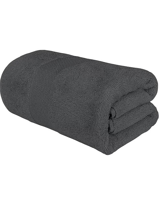 Sol Suave 1 Piece Egyptian Cotton Bath Towel - Ultra Soft & Highly Absorbent, Quick Dry Wash Cloths (Beige, Bath Towel (140 x 70 cm))