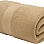 Sol Suave 1 Piece Egyptian Cotton Bath Towel - Ultra Soft & Highly Absorbent, Quick Dry Wash Cloths (Beige, Bath Towel (140 x 70 cm))