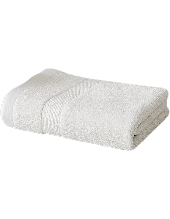 Sol Suave 1 Piece Egyptian Cotton Bath Towel - Ultra Soft & Highly Absorbent, Quick Dry Wash Cloths (Off-white, Bath Towel (140 x 70 cm))