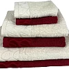 Sol Suave 6 Pieces Bath Towel Set, 100% Cotton, Hotel Quality Towels, 2 Bath Towels 70 * 140 cm, 2 Hand Towels 50 * 100 cm, 2 Washcloths 30 * 30 cm (Off-White)