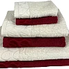 Sol Suave 6 Pieces Bath Towel Set, 100% Cotton, Hotel Quality Towels, 2 Bath Towels 70 * 140 cm, 2 Hand Towels 50 * 100 cm, 2 Washcloths 30 * 30 cm (Mauve)
