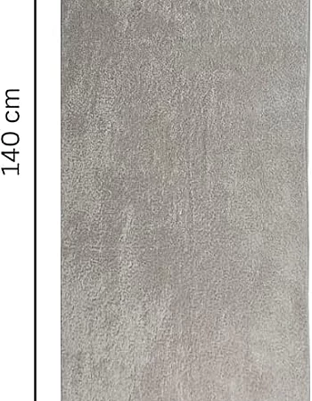 Sol Suave Cotton Bath Towels, 2 Pieces, 140x70 cm, Ultra Soft with Jacquard Leaf Pattern, High Water Absorption, (Silver, 2 Bath Towels 140x70 cm)