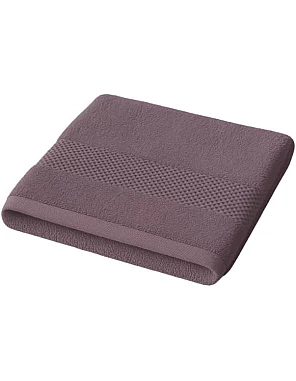 White Classic Cotton Towel, 100% Cotton, 1 Piece Face towel (Purple, Face Towel (30x30 cm))