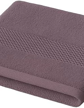 White Classic Cotton Towel, 100% Cotton, 1 Piece Face towel (Purple, Face Towel (30x30 cm))