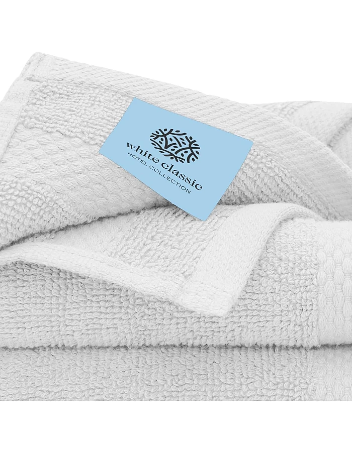White Classic Luxury Bath Towel Set of 8 Pieces - 100% Turkish Cotton Highly Absorbent Towels for Bathroom, 2 Luxury Bath Towels 700GSM, 2 Hand Towels, 4 Washcloths, Wine Red