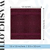 White Classic Luxury Washcloths for Bathroom-Hotel-Spa-Kitchen-Set - Circlet Egyptian Cotton - Highly Absorbent Hotel Quality Face Towels - Bulk Set of 12-13x13 Inch (Wine Red)