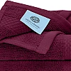 White Classic Luxury Washcloths for Bathroom-Hotel-Spa-Kitchen-Set - Circlet Egyptian Cotton - Highly Absorbent Hotel Quality Face Towels - Bulk Set of 12-13x13 Inch (Wine Red)