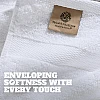 White Classic Washcloth Towels, (24 Pack, 12 x 12 Inch) 100% Cotton, Hotel Grade Use on Your Face in Your Home, Kitchen, Gym, and Bathroom, Super Absorbent Extra Soft Bleached White 12"X12" White