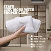 White Classic Washcloth Towels, (24 Pack, 12 x 12 Inch) 100% Cotton, Hotel Grade Use on Your Face in Your Home, Kitchen, Gym, and Bathroom, Super Absorbent Extra Soft Bleached White 12"X12" White