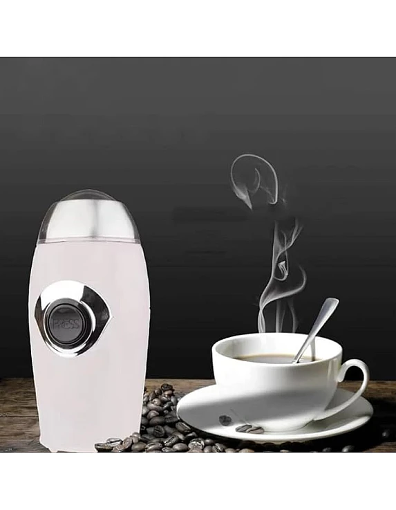 Coffee Grinder 200W with Pure Copper Motor, Stainless Steel Bowl & Blades, and Safety Lid System, KA3001