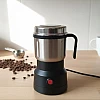 Electric Coffee and Spice Grinder, Stainless Steel One-Touch Multi-Purpose Grinder for Coffee Beans, Spices, Herbs, Nuts and Grains with Transparent Safety Lid
