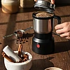 Electric Coffee and Spice Grinder, Stainless Steel One-Touch Multi-Purpose Grinder for Coffee Beans, Spices, Herbs, Nuts and Grains with Transparent Safety Lid