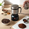 Electric Coffee and Spice Grinder, Stainless Steel One-Touch Multi-Purpose Grinder for Coffee Beans, Spices, Herbs, Nuts and Grains with Transparent Safety Lid