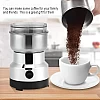 Multifunctional Electric Coffee Grinder with 4 Stainless Steel Blades Designed to Grind Coffee Beans, Spices, Flaxseed and More Efficiently with Powerful 150W Motor