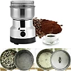 Multifunctional Electric Coffee Grinder with 4 Stainless Steel Blades Designed to Grind Coffee Beans, Spices, Flaxseed and More Efficiently with Powerful 150W Motor