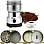 Multifunctional Electric Coffee Grinder with 4 Stainless Steel Blades Designed to Grind Coffee Beans, Spices, Flaxseed and More Efficiently with Powerful 150W Motor