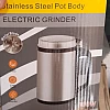 SILVERCRQST MOTOR Stainless Steel Electric Coffee Grinder Spice Grinder 300W 150g Capacity with 6 Sharp Stainless Steel Blades for Spices, Nuts, Herbs, Coffee Grinding Powers Easy to Clean