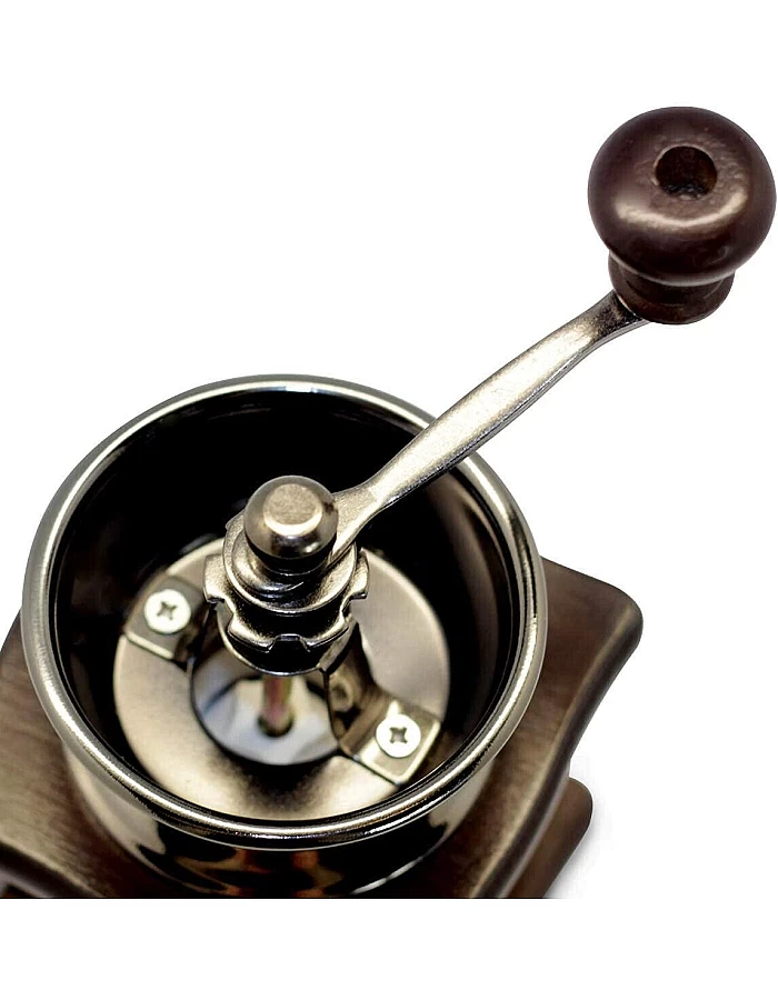 4BIG.fun Coffee Grinder Retro Manual Coffee Bean Grinder Mill Machine Coffee Wood Hand Coffee Grinder Coffee