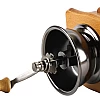 ANCLLO Manual Coffee Grinder, Vintage Antique Wooden Hand Grinder with Adjustable Gear Setting and Ceramic Conical Burr