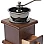 Classical Wooden Manual Coffee Grinder Stainless Steel Retro Coffee Spice Mini Burr Mill With High-quality Ceramic Millstone