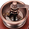 Houkiper Vintage Manual Coffee Grinder, Wooden Coffee Bean Spice Hand Grinder, Ceramic Mill (Brown)