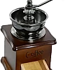 Liseng Manual Coffee Grinder Wooden Vintage Coffee Beans Spice Grinder Portable Hand Crank Coffeemaker Hand Grinder Machine, Office, Travel
