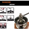 Liseng Manual Coffee Grinder Wooden Vintage Coffee Beans Spice Grinder Portable Hand Crank Coffeemaker Hand Grinder Machine, Office, Travel