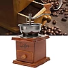 Natudeco Manual coffee grinder, manual coffee grinder in vintage style. Classic coffee grinder. for French drip coffee printing