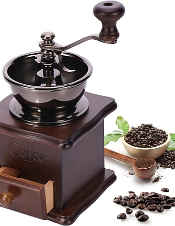 OTAIVE Manual Coffee Grinder Adjustable Coarseness Coffee Mill Grinder,Manual Coffee Bean Grinder,Coffee Bean Grinder Vintage Portable Handheld Coffee Grinder forHome,Office,Travelling