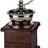 Qidiwin Manual Coffee Grinder-Small Antique Wooden Hand Grinder with Drawer, Great Gift for Kids Hand Make Tool or Home Decoration