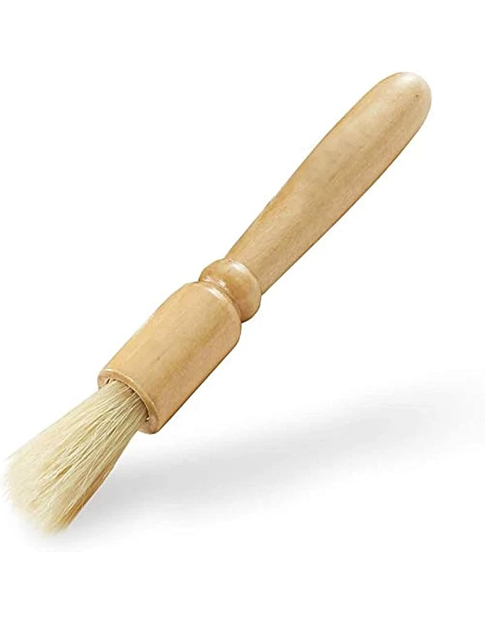 Santo Coffee Grinder Cleaning Brush, Espresso Maker/Machine Cleaner Tool, Wood Handle & Natural Bristles Wood Dusting Espresso Brush Accessories