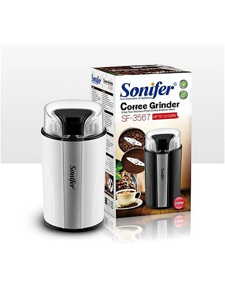 Sonifer SF-3567 200W Coffee and Spice Grinder