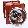 jyibinee 17ml Coffee Grinder Durable Easy to Operate Classical Manual Hand-crank Wooden Bean Machine for Home Coffee Bean Mill