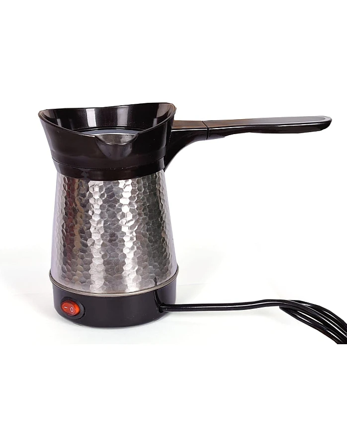 كنكة قهوه تركى كهربائيه 700 مللي يد من البلاستيك لسهولة الاستخدام 500 وات