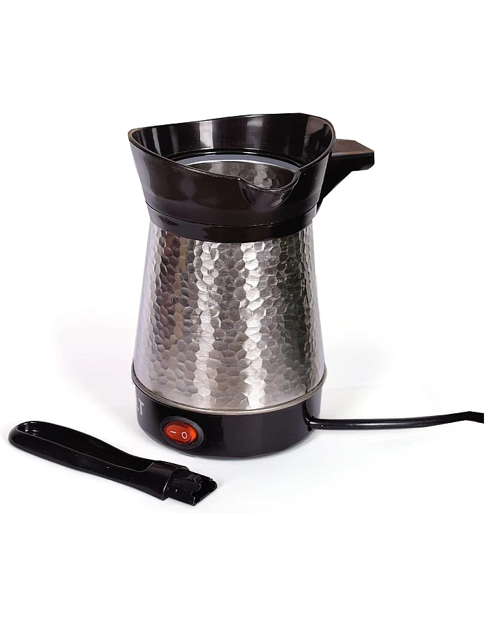 كنكة قهوه تركى كهربائيه 700 مللي يد من البلاستيك لسهولة الاستخدام 500 وات