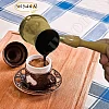 1 Brass Copper Pot Ibrik Briki Turkish Greek Coffee Maker Jazva Cezve Jezve Turka Ararat Arabic Arabian Arabic With Wooden Handle Hand Hammered Handmade Egypt Egyptian Decanter Size No2 (2.70oz/80ml)