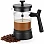 600ml Glass Coffee Pot with Removable Stainless Steel Infuser - Suitable for Coffee and Tea