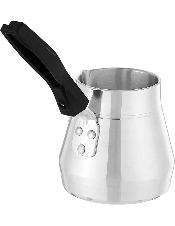 El Dahan Coffee Pot with Bakelite Handle - 4 centimeters - Silver