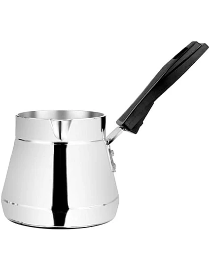 El Dahan Coffee Pot with Bakelite Handle - 4 centimeters - Silver