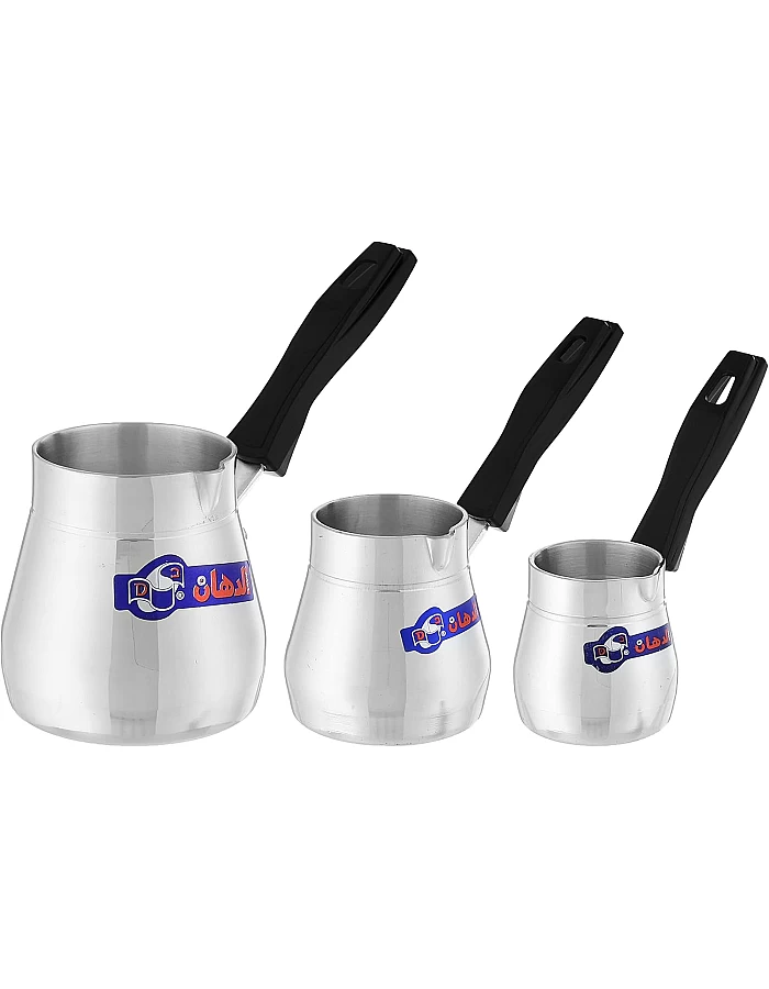 El Dahan coffee pot set bakelite handle - 3 pcs - 1 cm - 3 cm - 5 cm