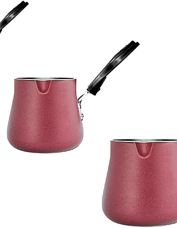 El dahan coffee pot non-stick with bakelite handle, 3 pieces - 1-2-3