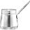 Eldahan Coffee Pot with 18/10 Stainless Steel Handle, 5 cm Size