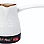 FLAMNGO Turkish Coffee Pot, 350W Heating Element, 75cm Cable Length, 5 Cups Capacity, 0.5L Tank, Plastic Body (White)