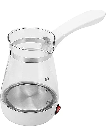 Glass Electric Coffee Pot Ergonomic Handle Heat Insulation Easy One Button Operation Multicolor