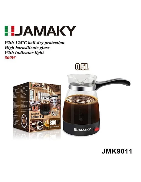 JMK9011, Electric Coffee Pot 0.5-Ltr - 800W - Stay Healthy