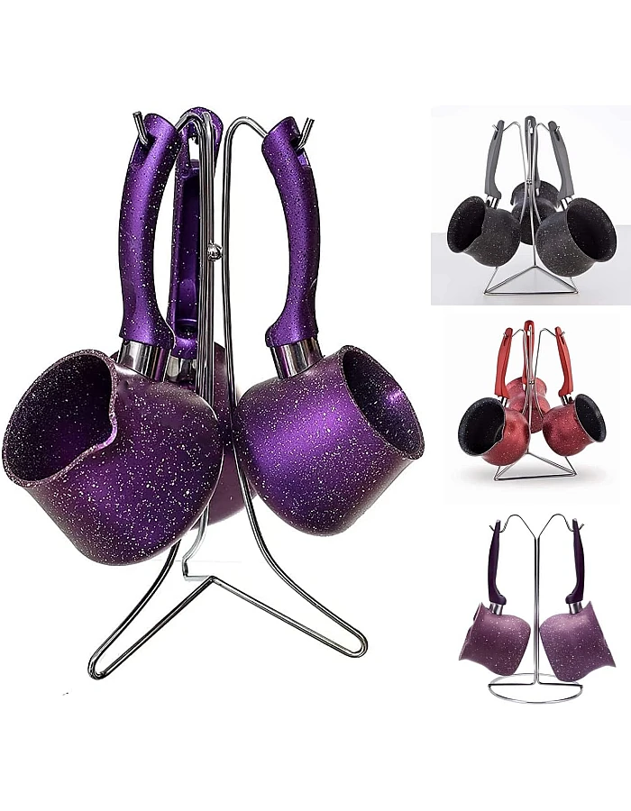 MT Granite Coffee Pots Set, Assorted colors, 3 Pieces