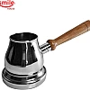 Smile House - Stainless Steel Turkish Coffee Pot - Wooden Handle (Size 1-100ml)