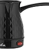 Zada electric plastic turkish coffee pot, black, 500 ml - zcp-700