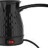 Zada electric plastic turkish coffee pot, black, 500 ml - zcp-700